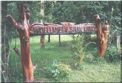 Entrance Sign at Wollumbin Sanctuary